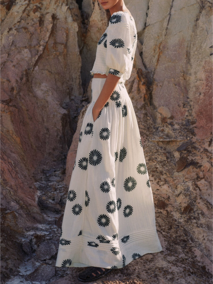 Moderní halenka s potiskem Daisy