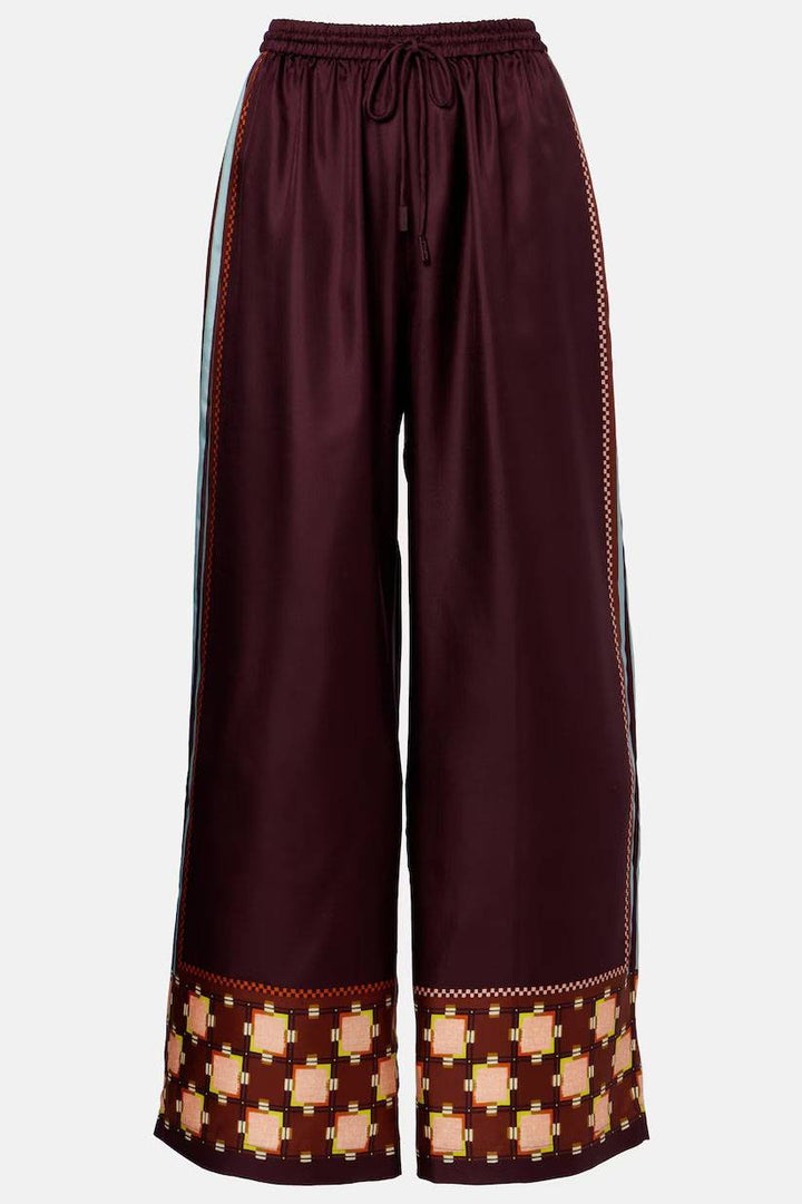Printed Sling Top And Wide Leg Pants Set