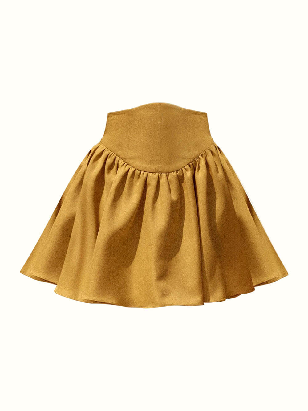 Sexy Drawstring Crop Top And High Waist Mini Skirt Set