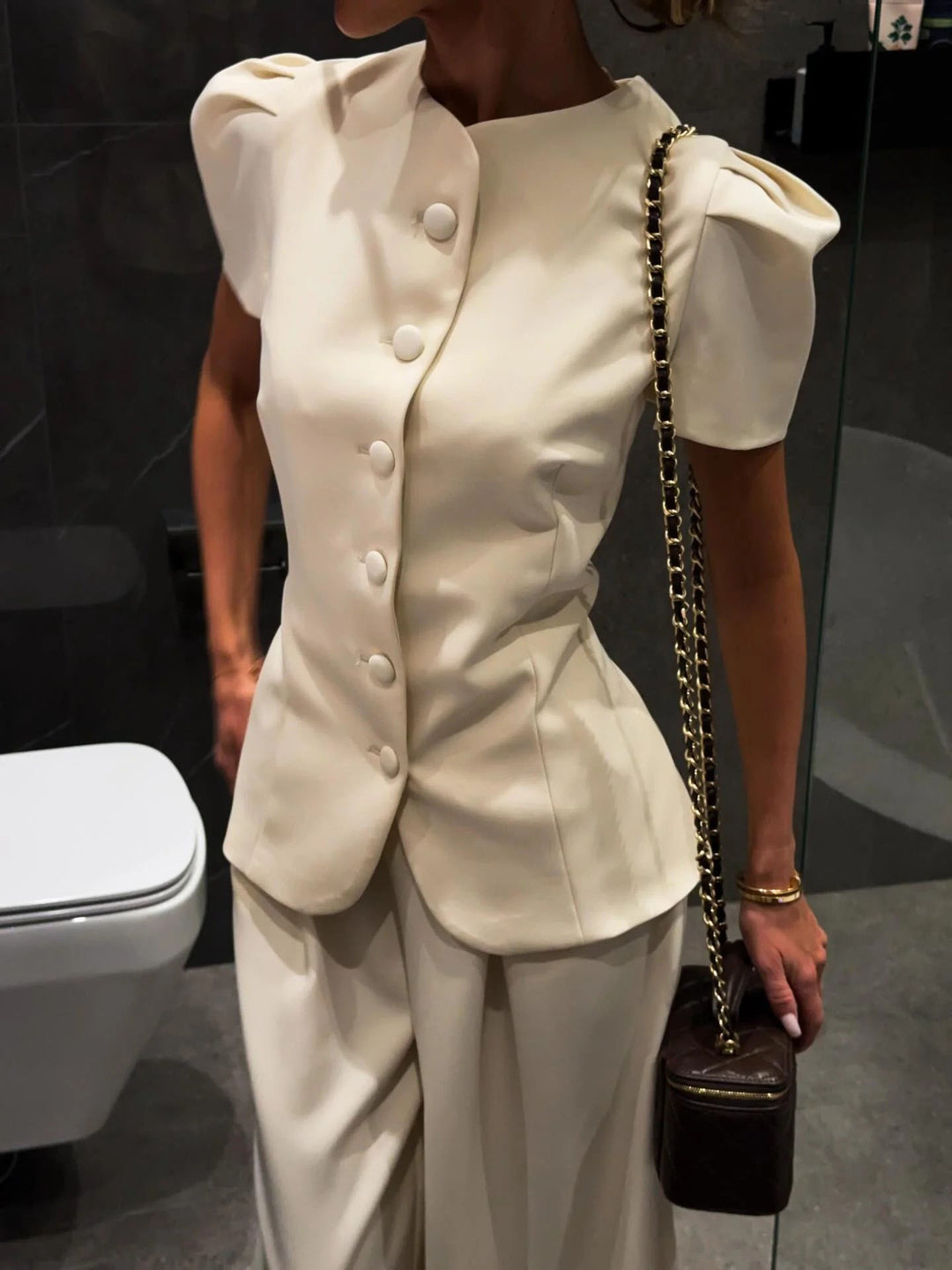 Elegant Office Two-Piece Suit Set