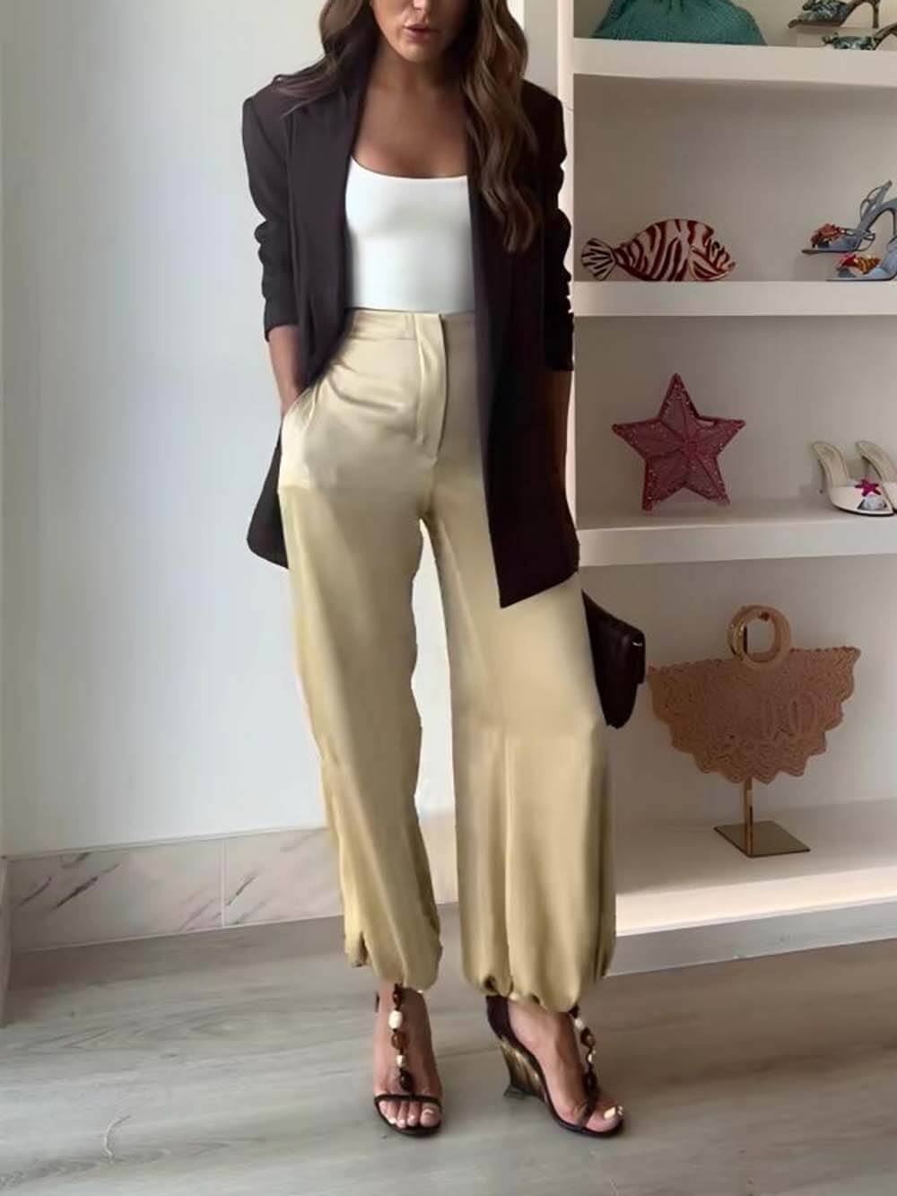 Classic Lapel Casual Blazer