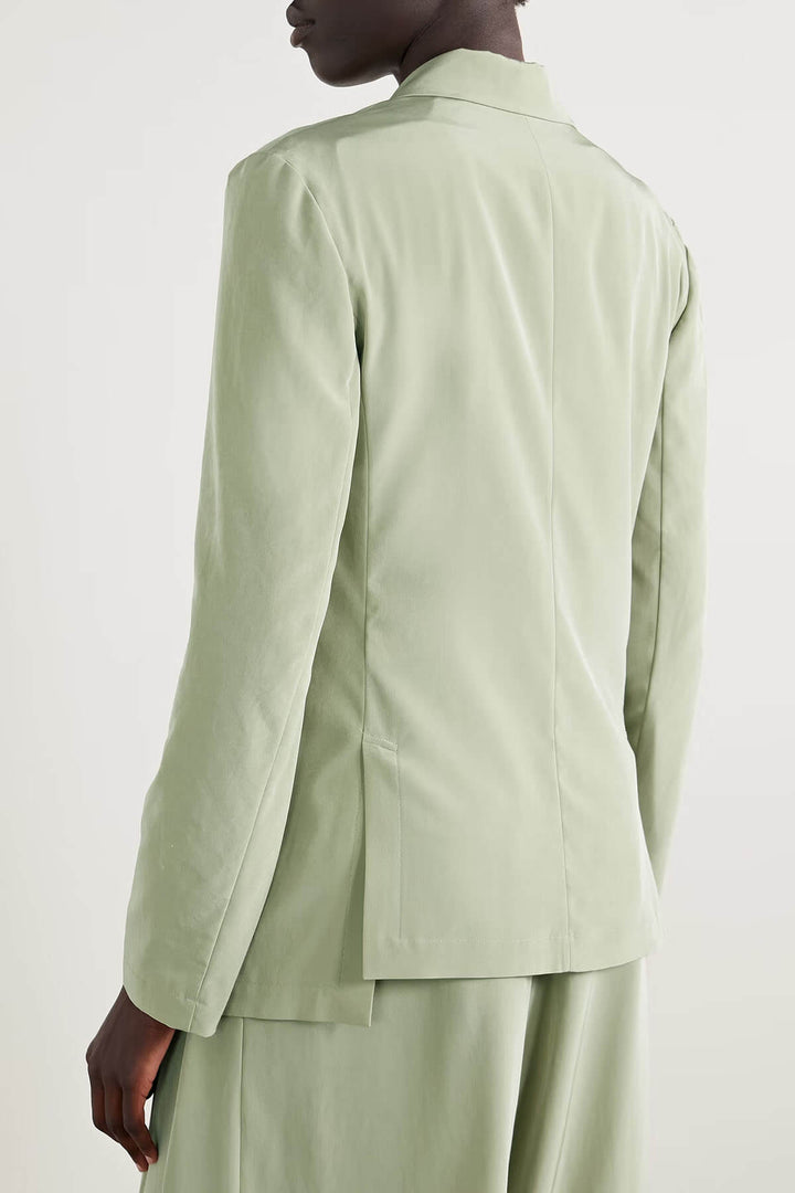 Fashionable Pleated Pocket Wide-Leg Pants