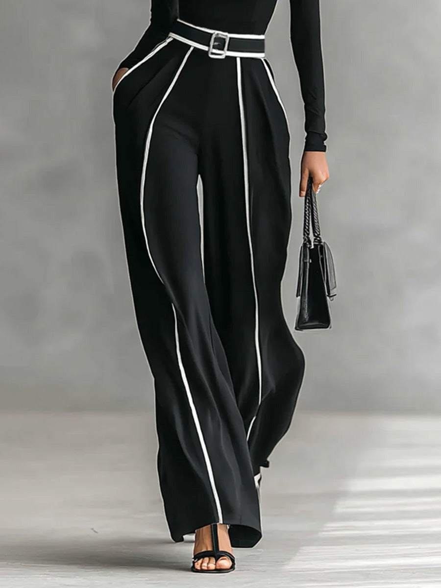 Elegant High Neck Slim Fit Long Sleeve Top
