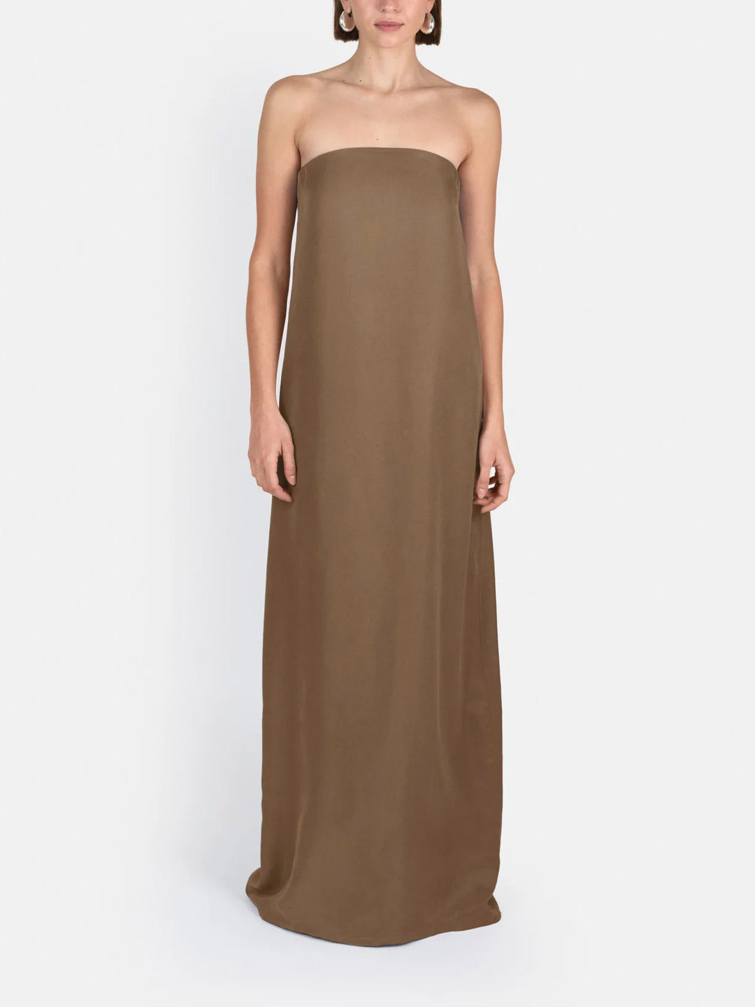 Elegant Irregular Cape Flowing Maxi Dress