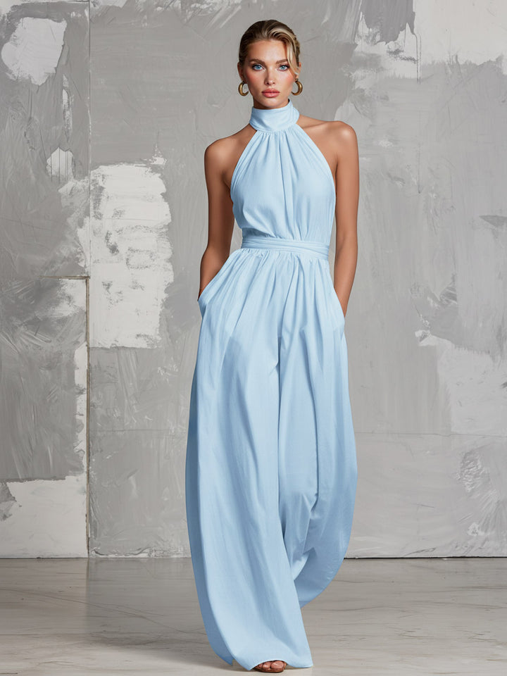 Bohemian Style Backless Jumpsuit
