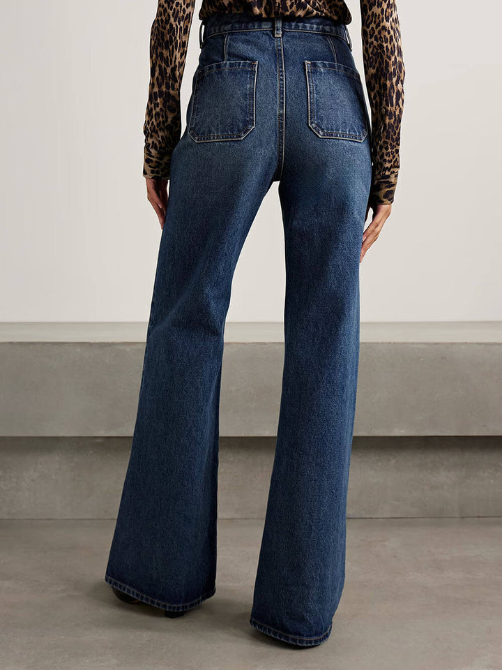 Modern Off-Shoulder Asymmetric Fringe Ruffle Printed Chiffon Blouse