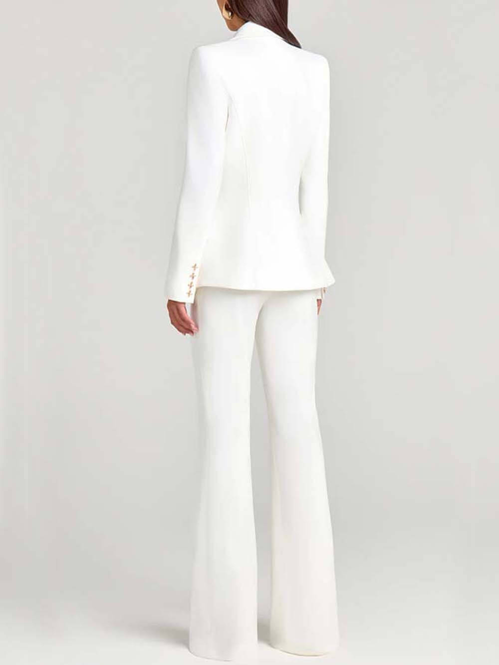 Fashion Casual High-Waist Pocket Trousers