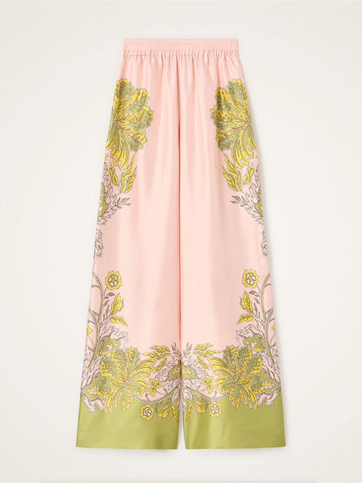Exquisite High-Waist Wide Leg Pants