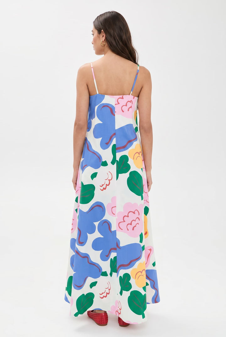 Printed A- Line Maxi Dress
