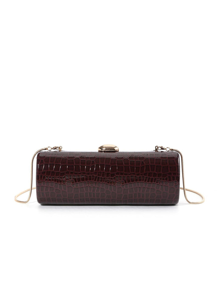 Minimalist Crocodile Pattern Handbag Chain Bag