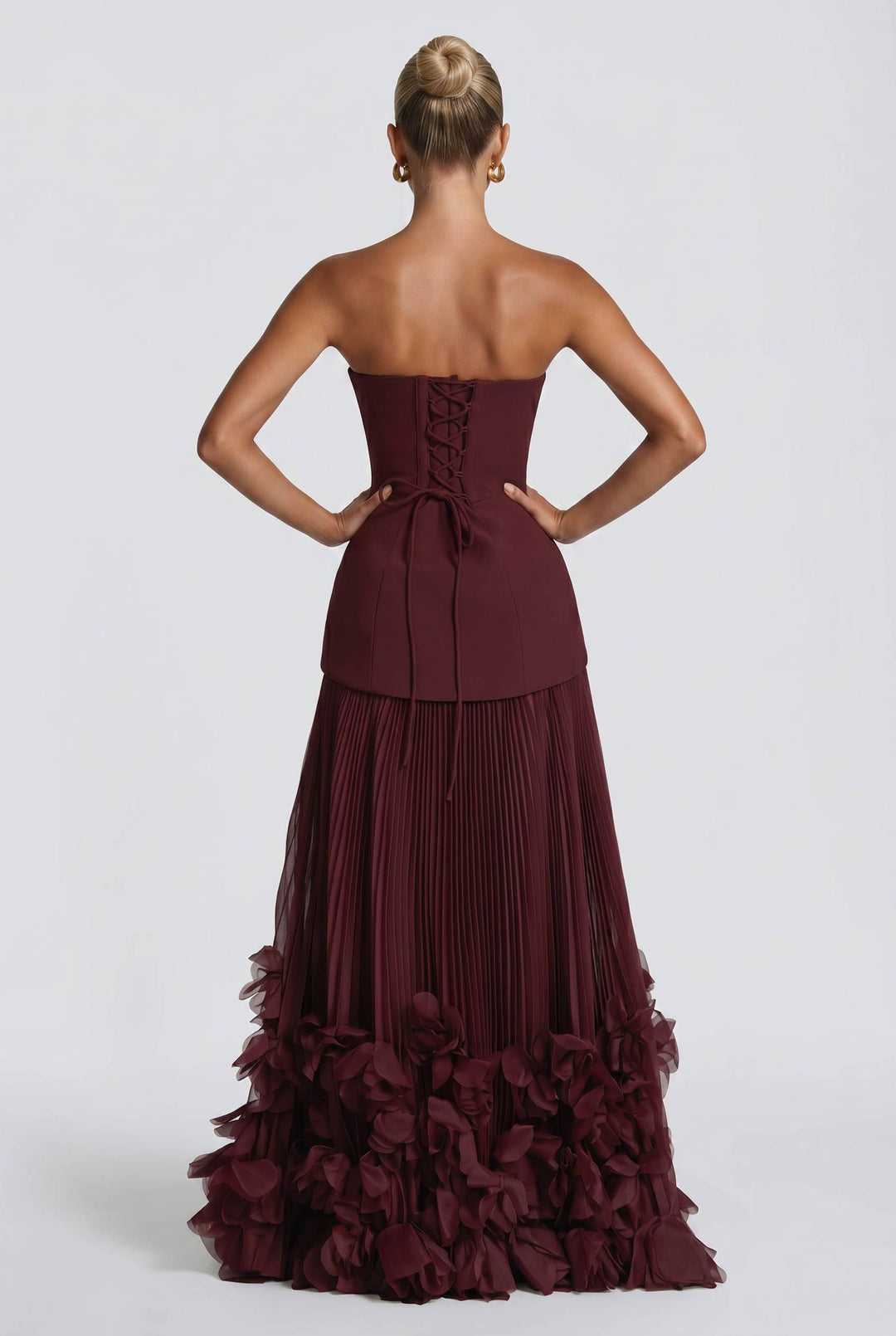 Petal Design Maxi Dress