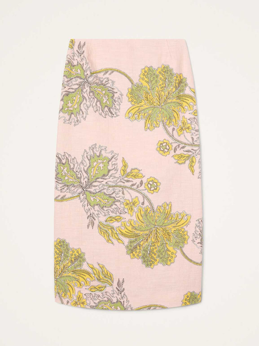 Feather Trim Top & Midi Skirt Two-Piece Set
