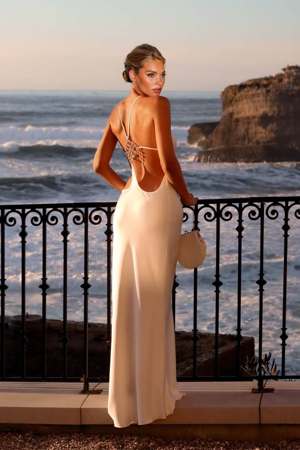 Backless Design Maxi Dress