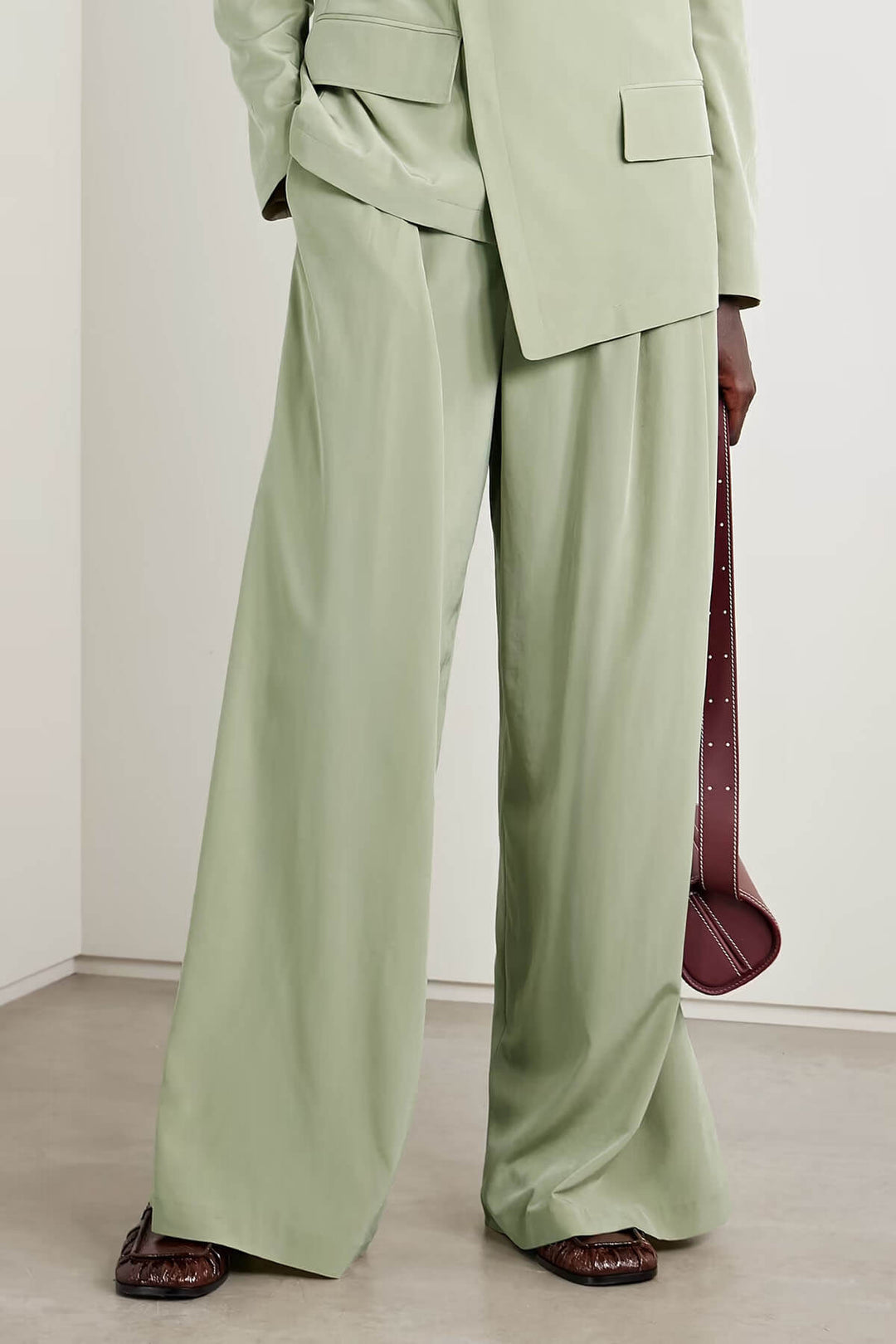 Fashion Asymmetric Crepe Blazer