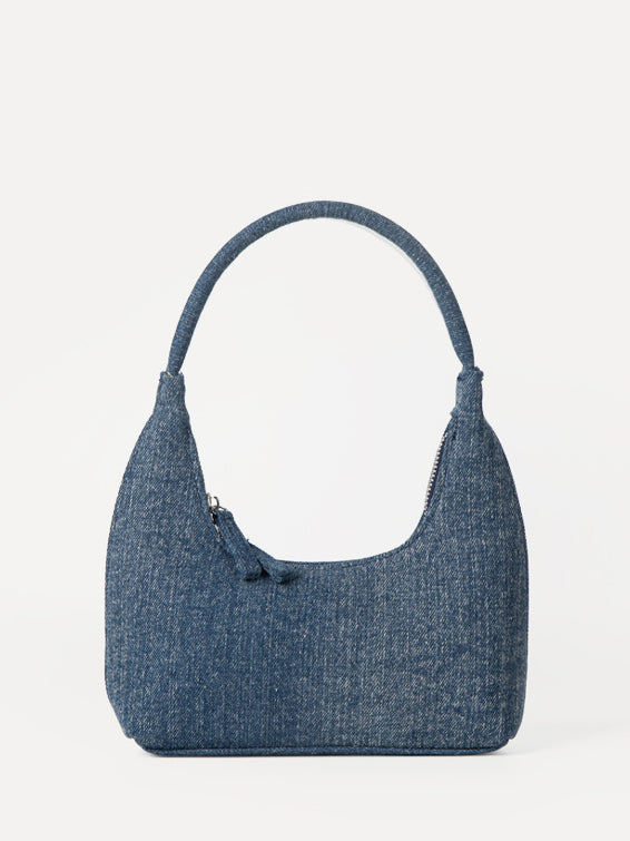 Bolsa de bolinho jeans portátil de nicho da moda
