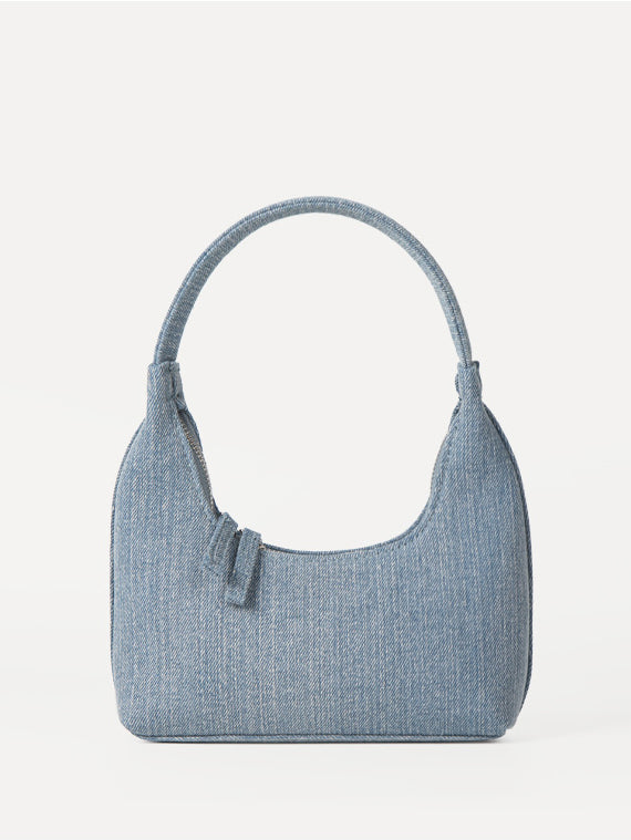 Bolsa de bolinho jeans portátil de nicho da moda
