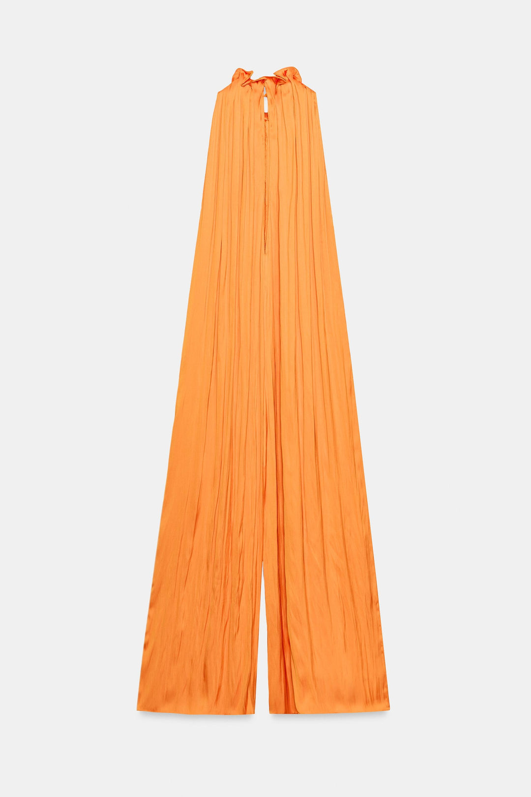 Flower-Neck A- Line Jumpsuit