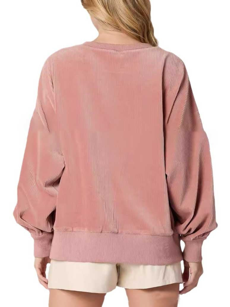 Weihnachtskuchen-Pullover mit Pailletten