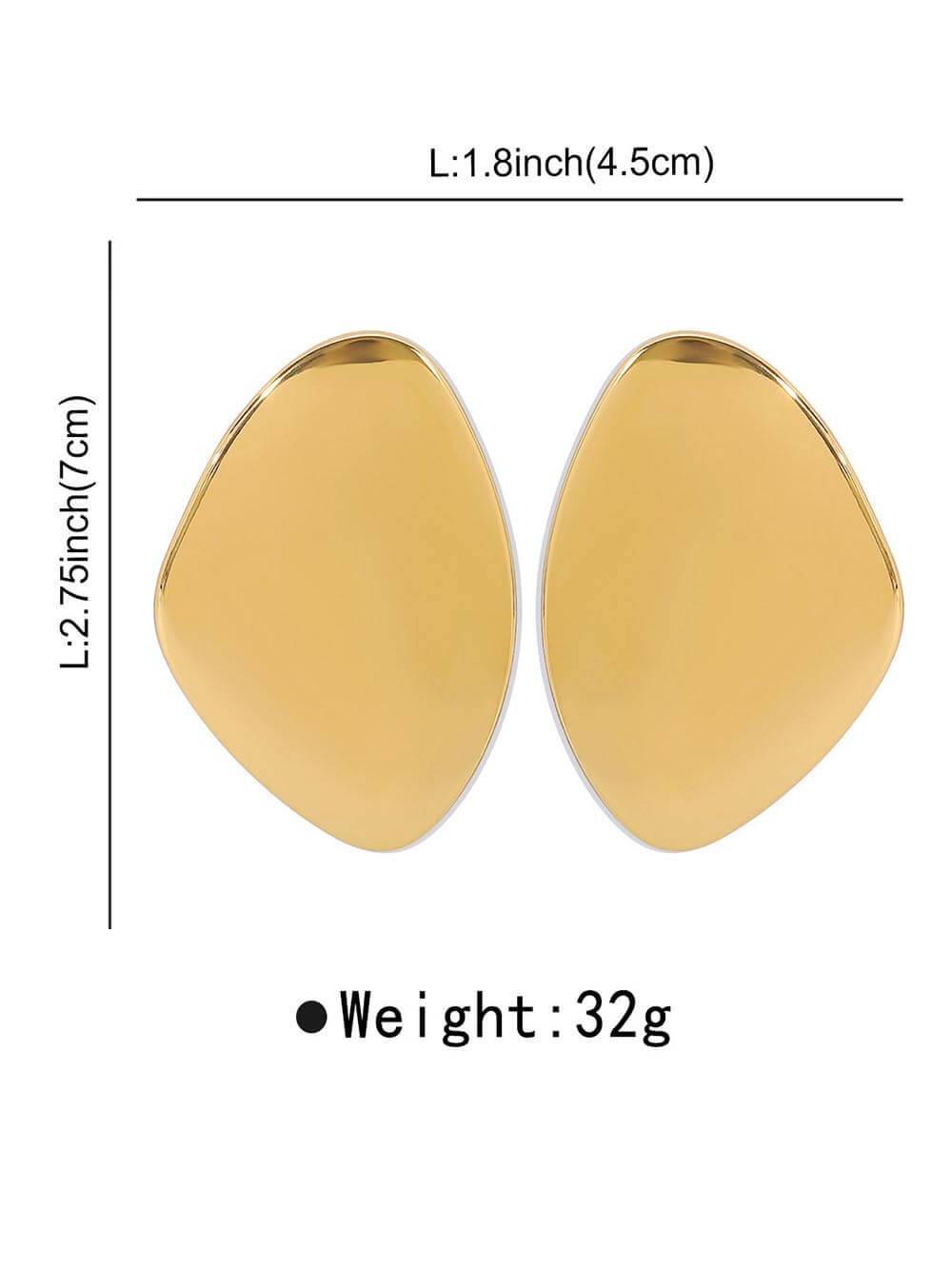 Punk Cold Style Geometric Irregular Earrings